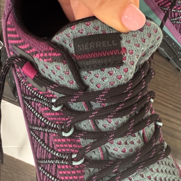 Merrell Women's Trail Sneakers - Teal & Purple - Picture 4 of 5